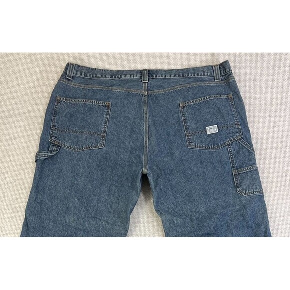 Levi's Signature Carpenter Jeans Men's 48x32 Blue Denim Utility Workwear - Picture 4 of 10